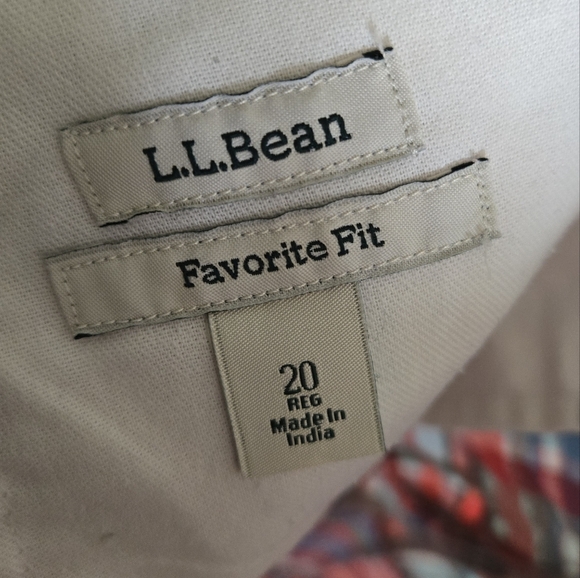 L.L. Bean Multicolor Plaid Women's Shorts - Picture 5 of 5